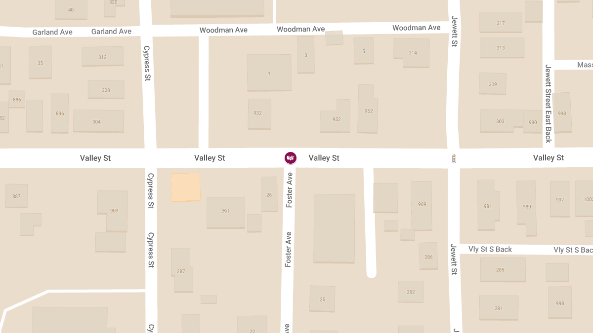 Motor Vehicle Accident with Injury at Foster Ave & Valley St