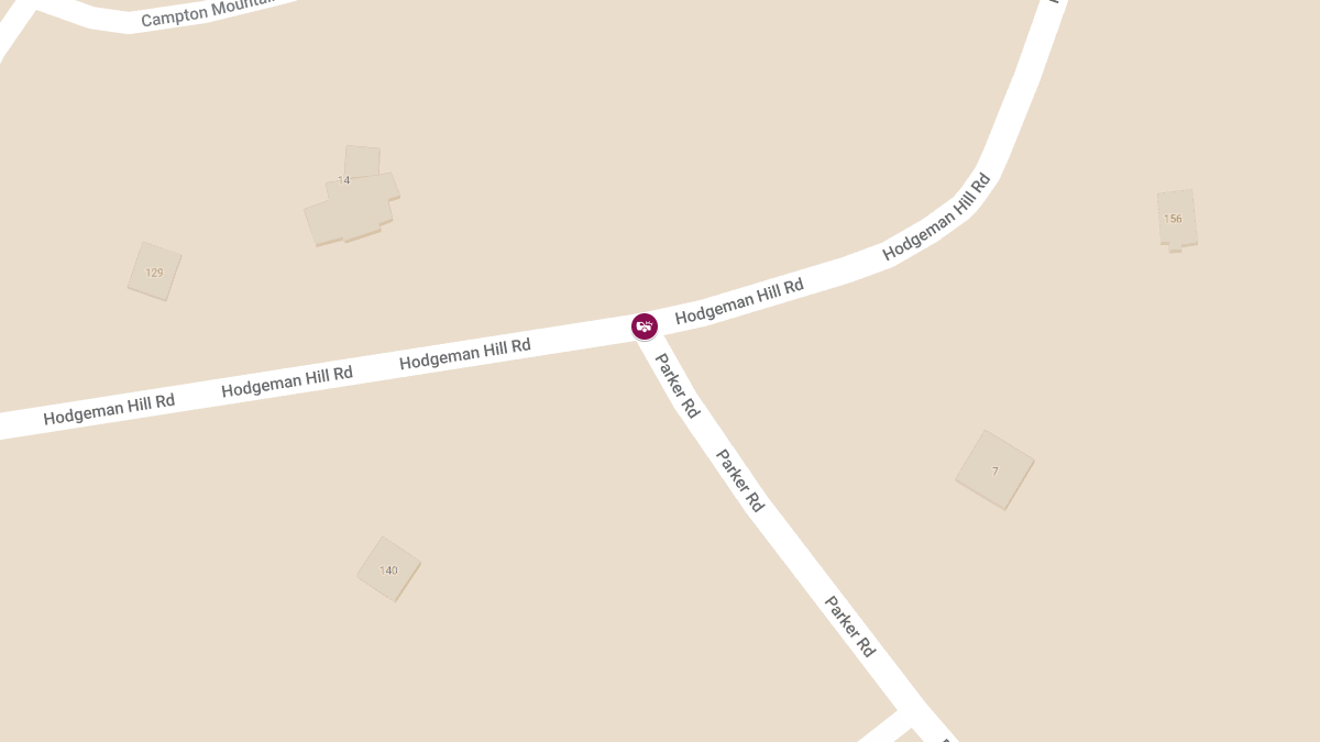 Motor Vehicle Accident with Injury at Parker Rd & Hodgeman Hill Rd