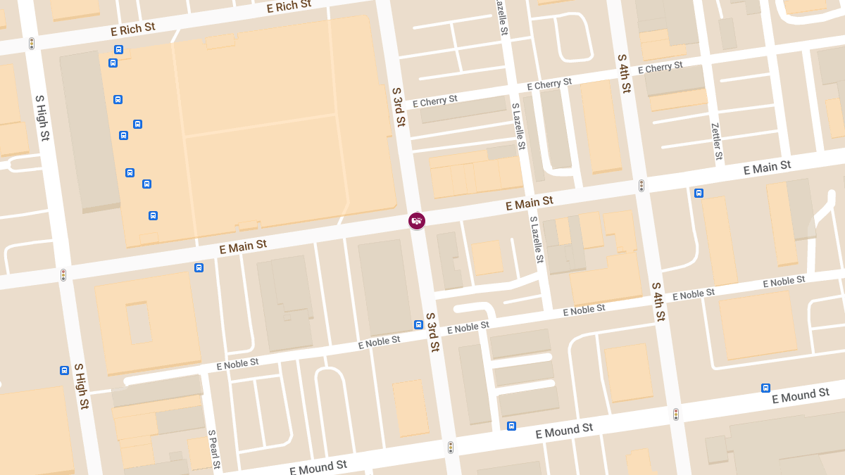 Motor Vehicle Collision With Injuries at E Main St & S 3rd St