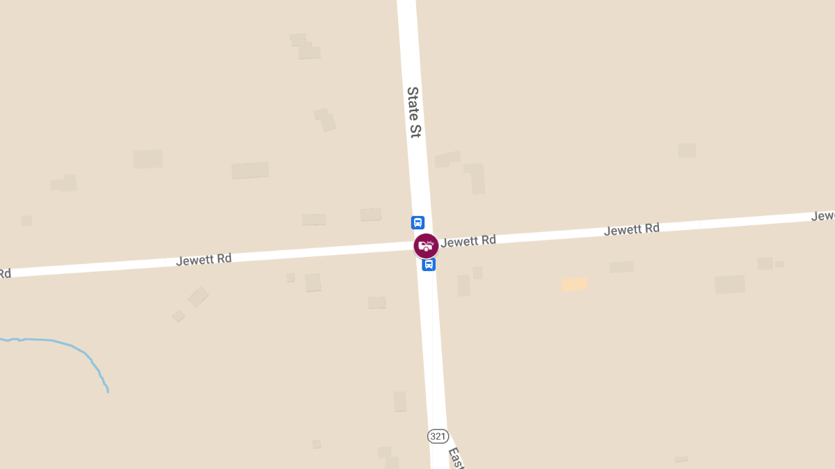 Motor Vehicle Collision with Injuries at Jewett Rd & State Street Rd