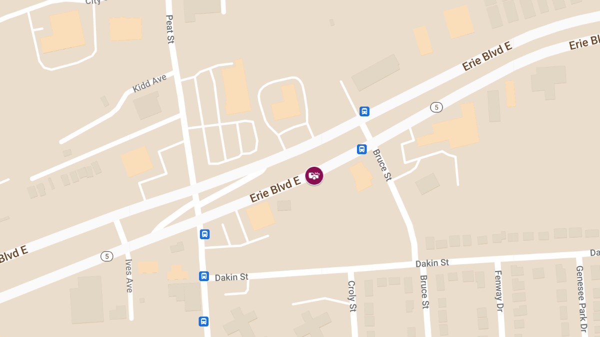 Motor Vehicle Collision with Possible Injuries on Erie Blvd E