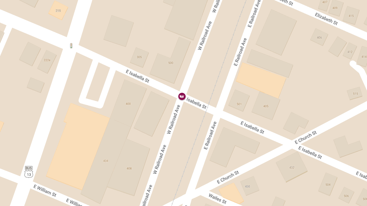 Motor Vehicle Crash With Injuries at Isabella St & W. Railroad Ave