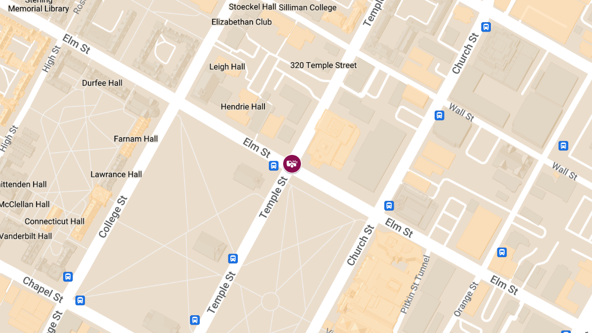 Motor Vehicle Crash at Elm St & Temple St