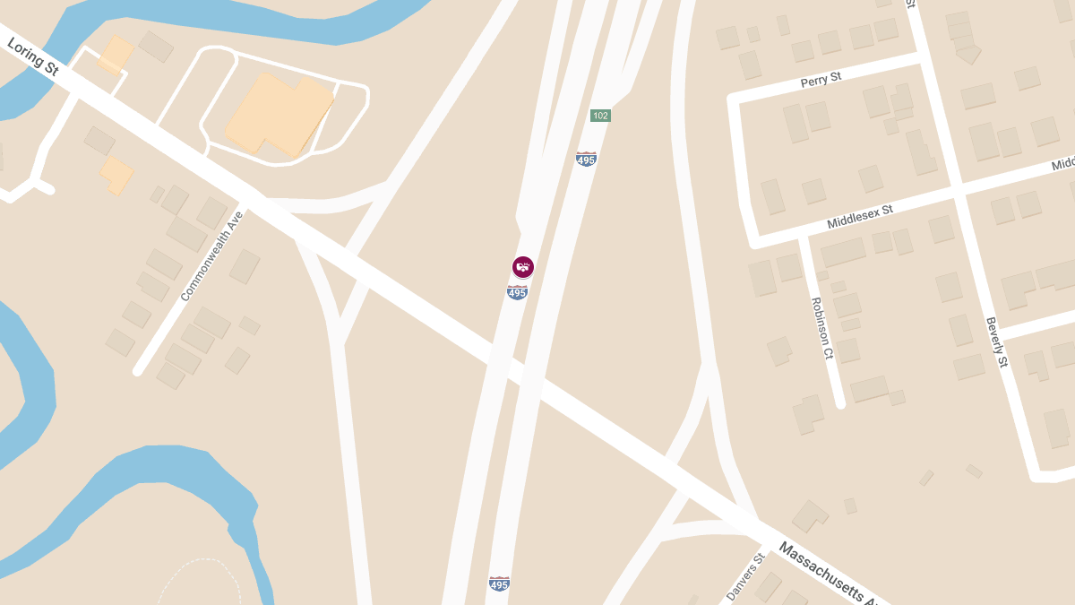 Motor Vehicle Crash on I-495 SB by Exit 101 Causes Injuries