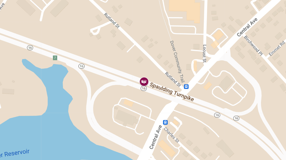 Motor Vehicle Crash on Spaulding Turnpike NB at MM 12.8