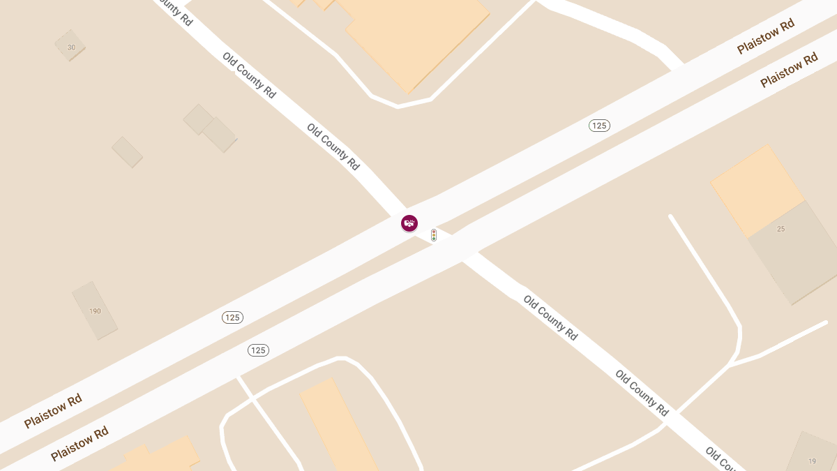Motor Vehicle Crash with Airbag Deployment at Plaistow Rd & Old County Rd