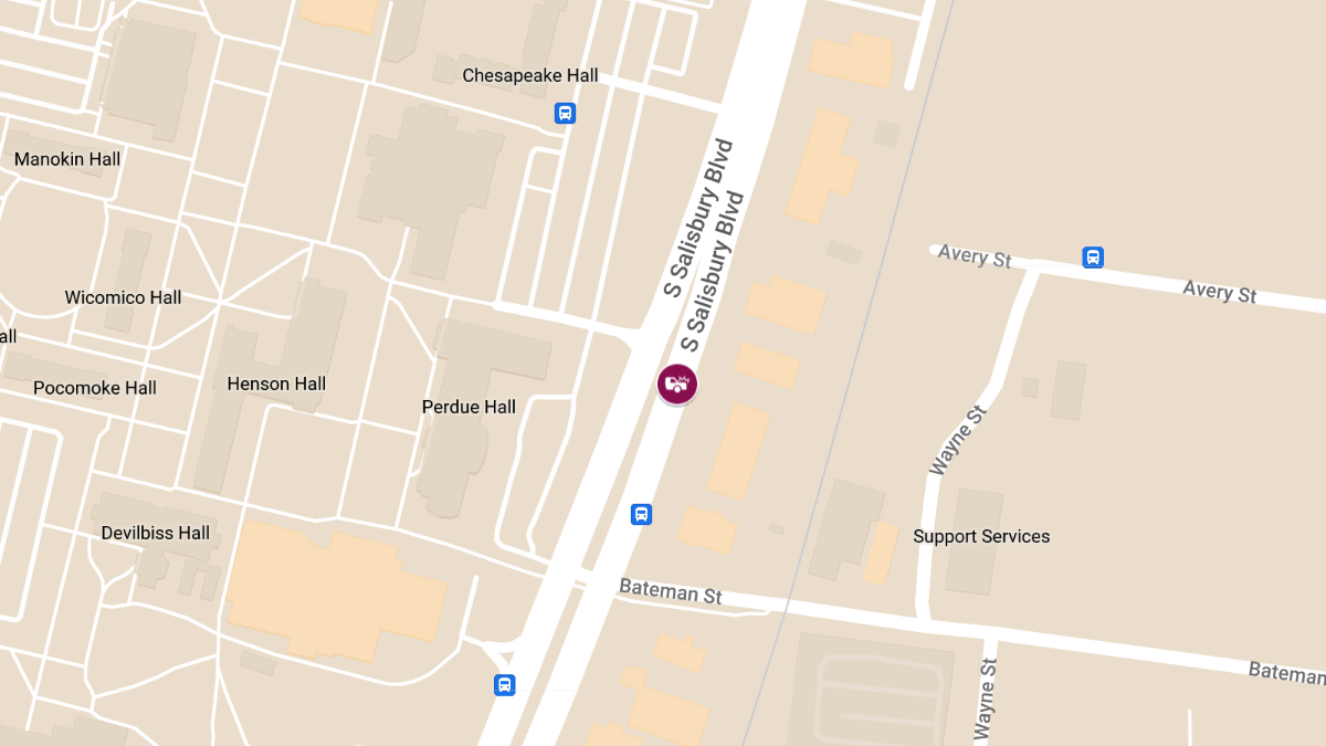 Motor Vehicle Crash with Injuries at Acme Parking Lot on S. Salisbury Blvd