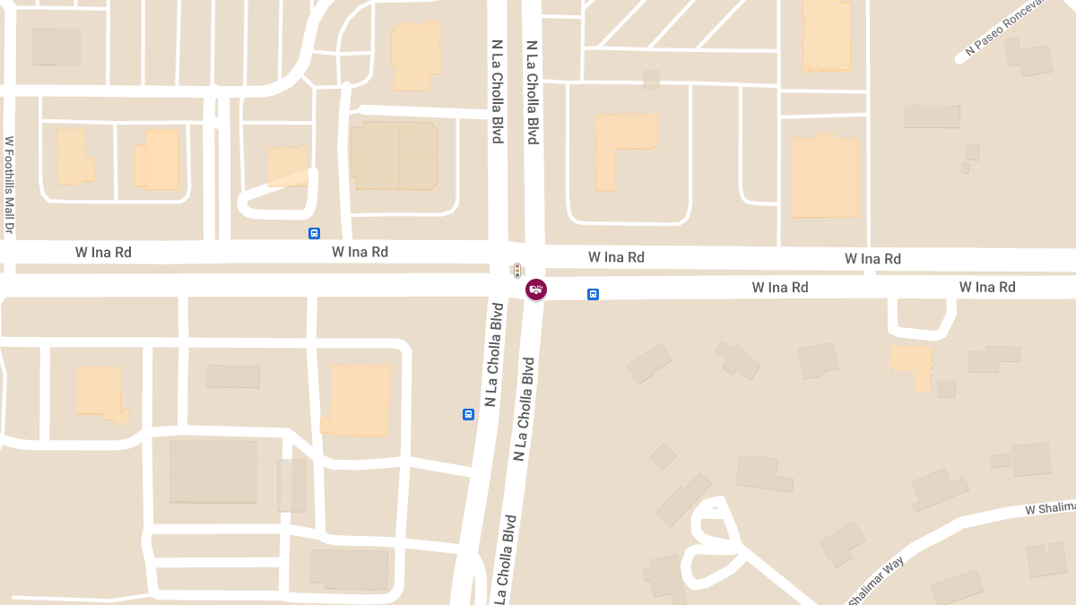 Collision with Injuries at N La Cholla Blvd & W Ina Rd