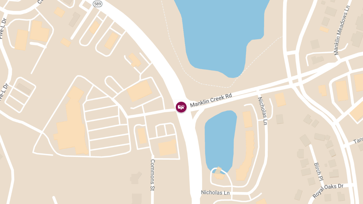 Motor Vehicle Crash with Injuries at Racetrack Rd & Manklin Creek Rd