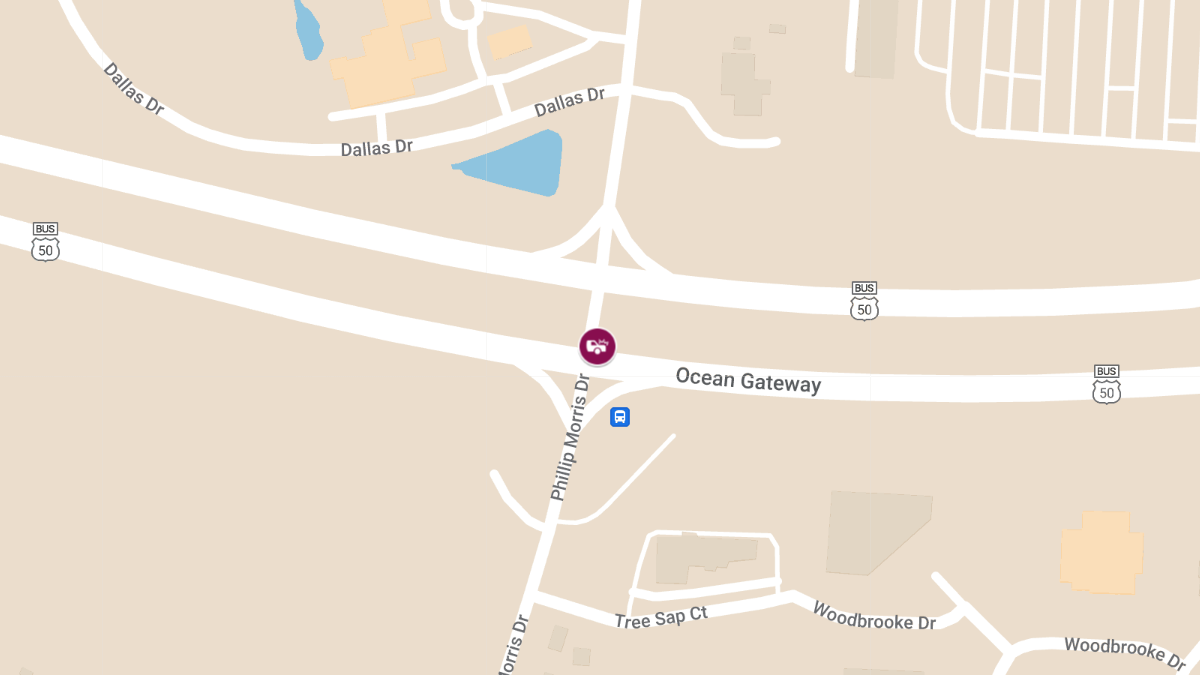 Motor Vehicle Crash with Injuries at Rt 50 & Phillip Morris Dr