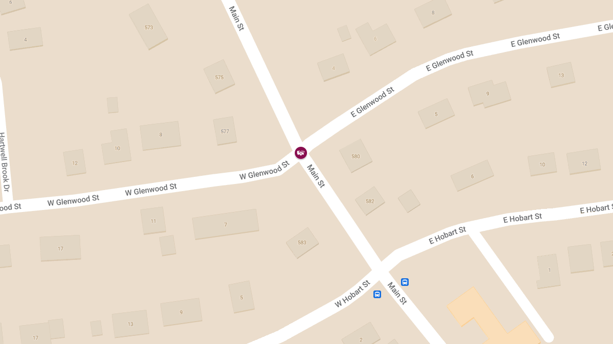 Motor Vehicle Crash with Injuries at S Main St & Glenwood St