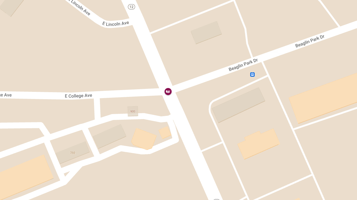 Motor Vehicle Crash with Injuries at Snow Hill Rd & College Ave