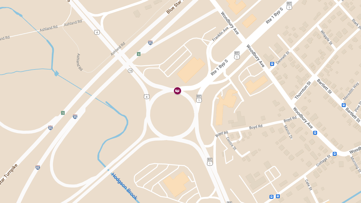 Motor Vehicle Crash with Injury at Portsmouth Traffic Circle (Bypass Rte 1Rte 16) IAO NH State Liquor Store