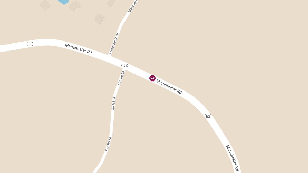 Motor Vehicle Crash with Rollover at 137 Manchester Rd (Rte 121)