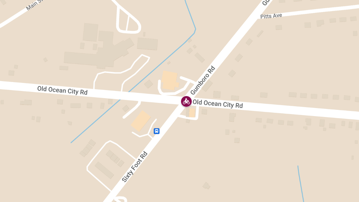 Motorcycle Accident with Injuries at Old Ocean City Rd & Gumboro Rd