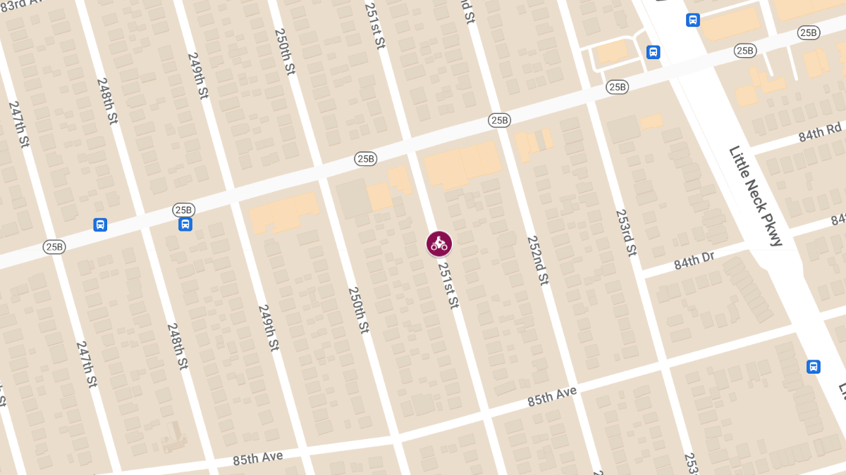 Motorcycle Collision with Injuries at 84-40 251st St