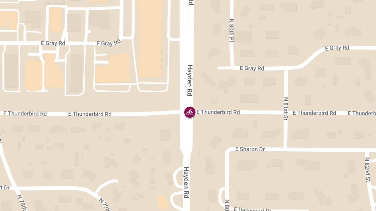 Motorcycle Rider Critically Injured in Crash at Hayden Rd & Thunderbird Rd