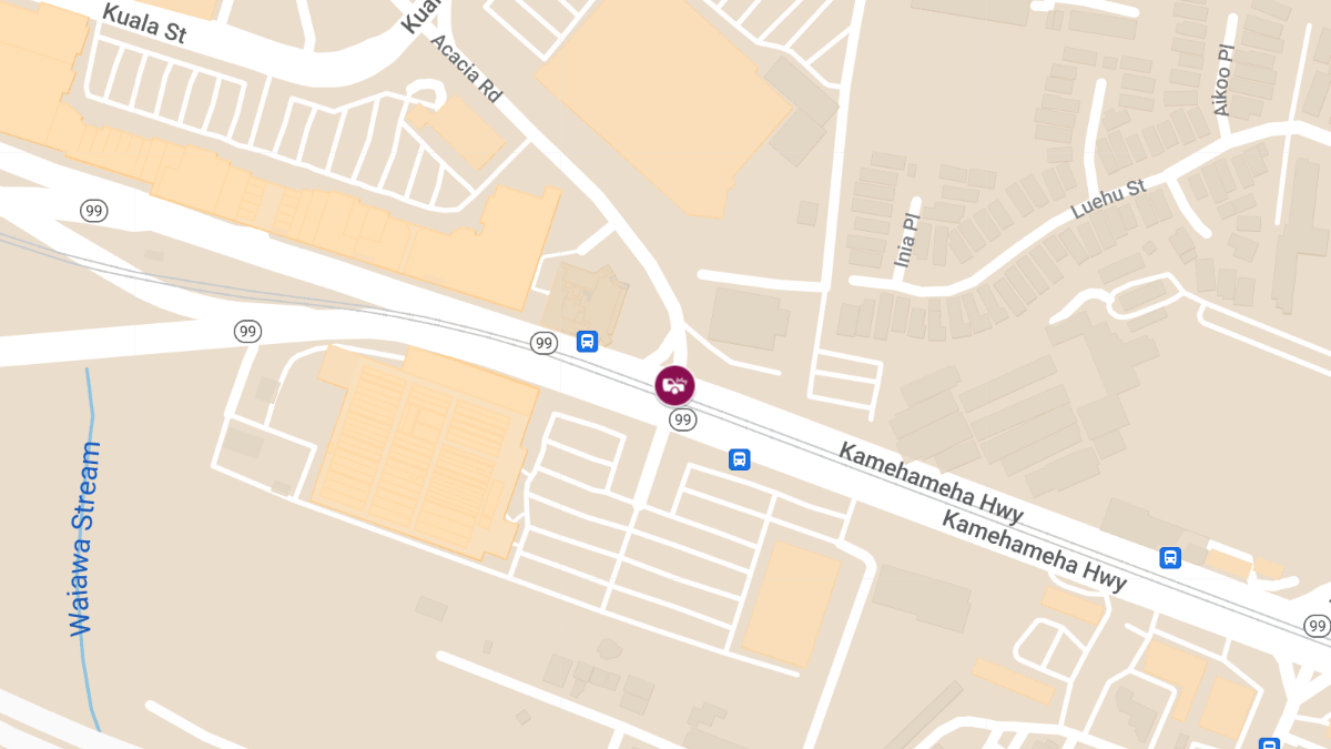 Motorcyclist Injured in Hit-and-Run Crash on Kamehameha Hwy Near Acacia Rd