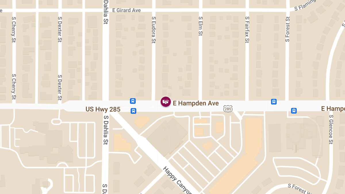 Motorcyclist Injured in Serious Crash at E Hampden Ave & S Forest St