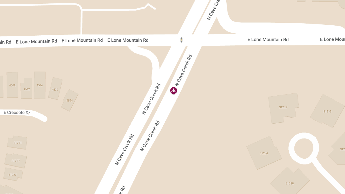 Motorcyclist Involved in Accident on Cave Creek Rd North of Lone Mountain Rd