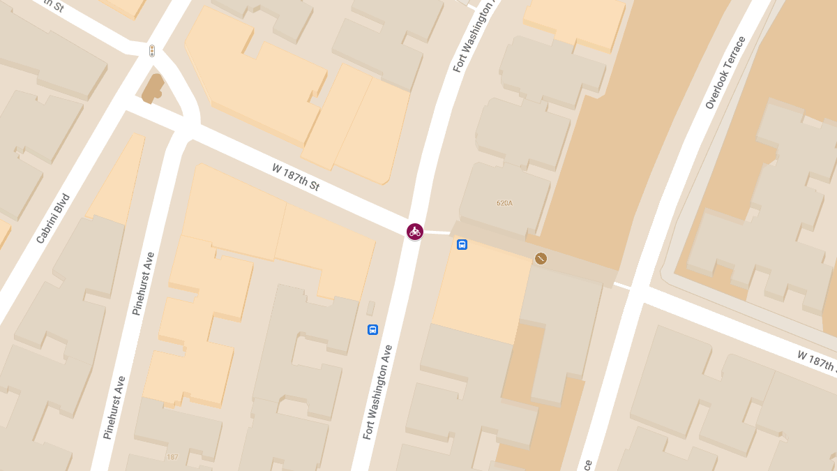 Motorcyclist Involved in Collision with Injuries at W 187th St & Fort Washington Ave