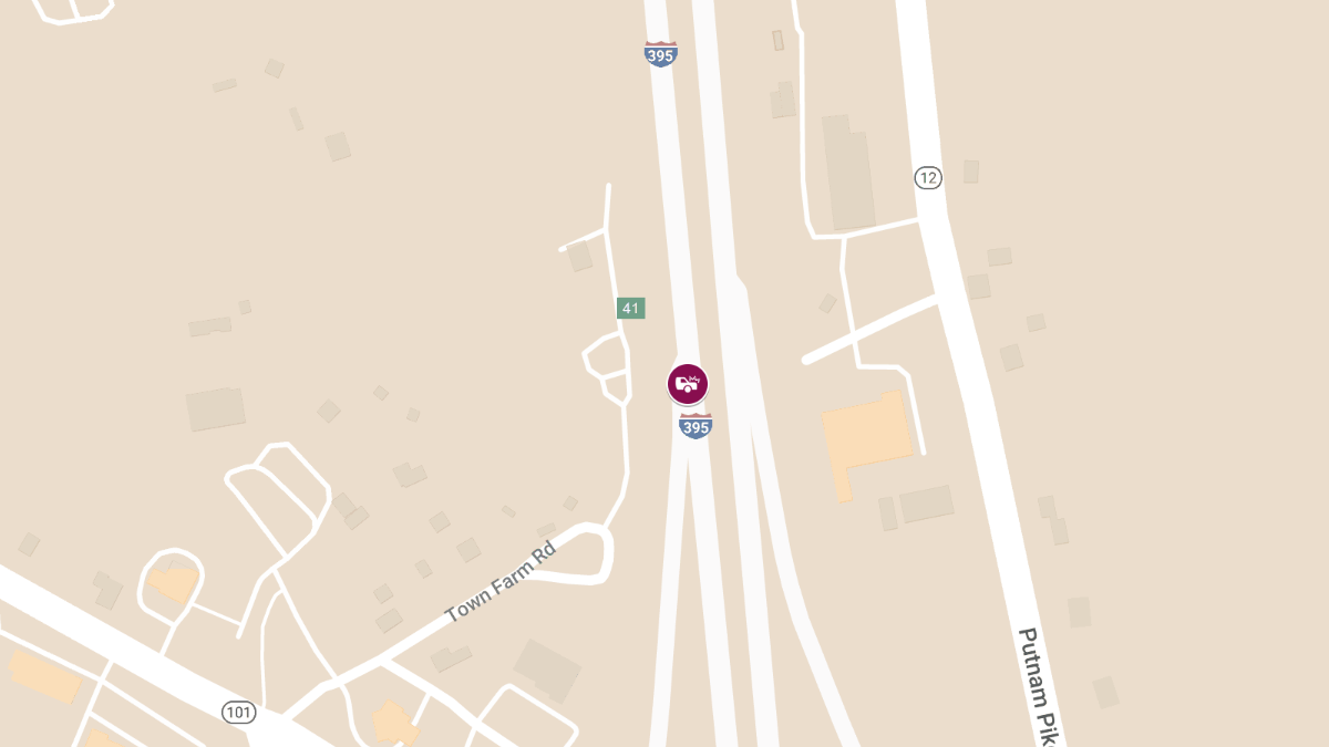 Multi-Vehicle Accident on I-395 NB at Exit 41 Injures Five