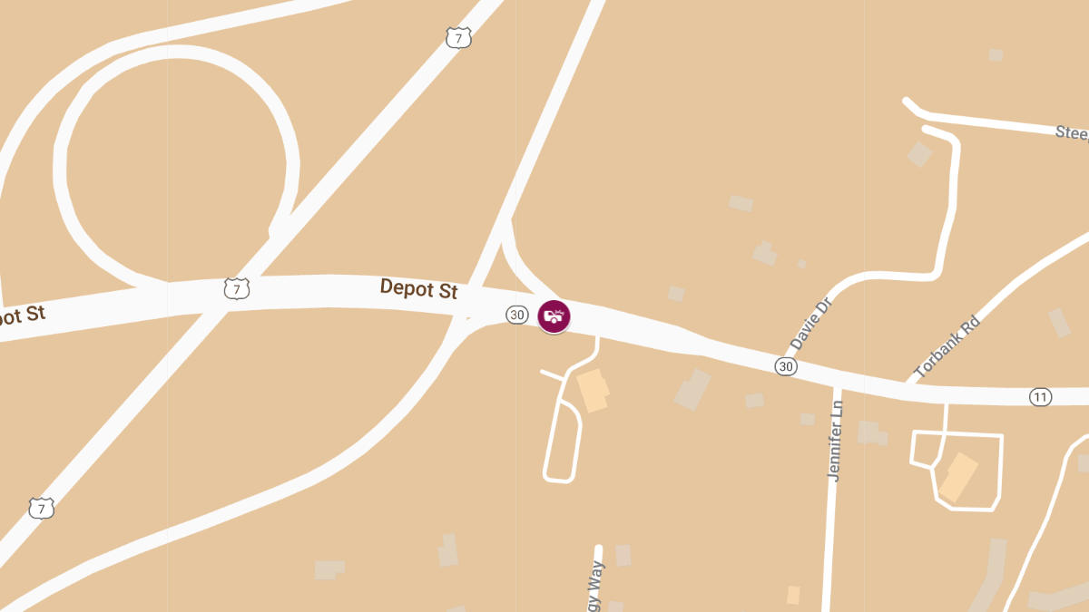 Multi-Vehicle Accident on VT Rt 30 Near 4826