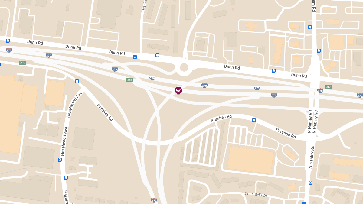 Multi-Vehicle Collision on Ramp from NB 170 to EB I-270