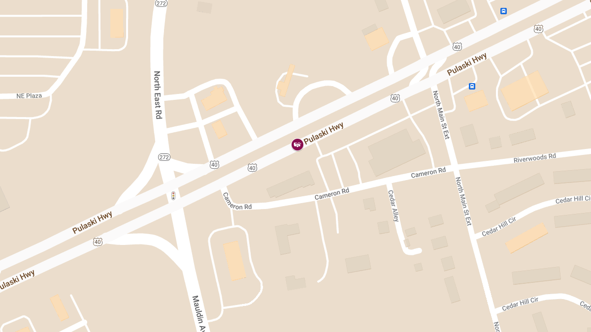 Multi-Vehicle Collision on W Pulaski Hwy near North East Rd