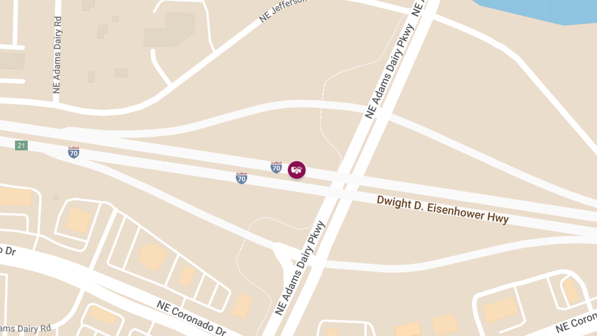 Multi-Vehicle Collision with Injuries on I-70 EB near Adam’s Dairy Parkway