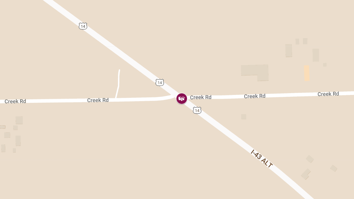 Multi-Vehicle Crash With Injuries at Hwy 14 & Creek Rd