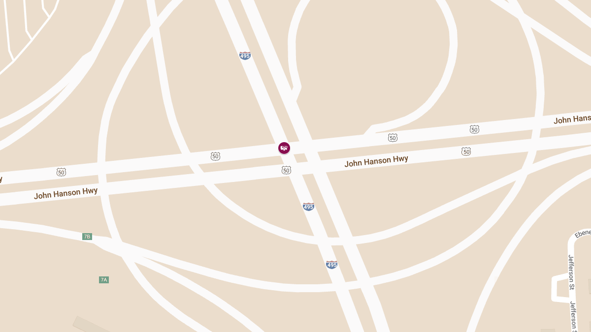 Multi-Vehicle Crash with Injuries on US-50 WB at I-95495