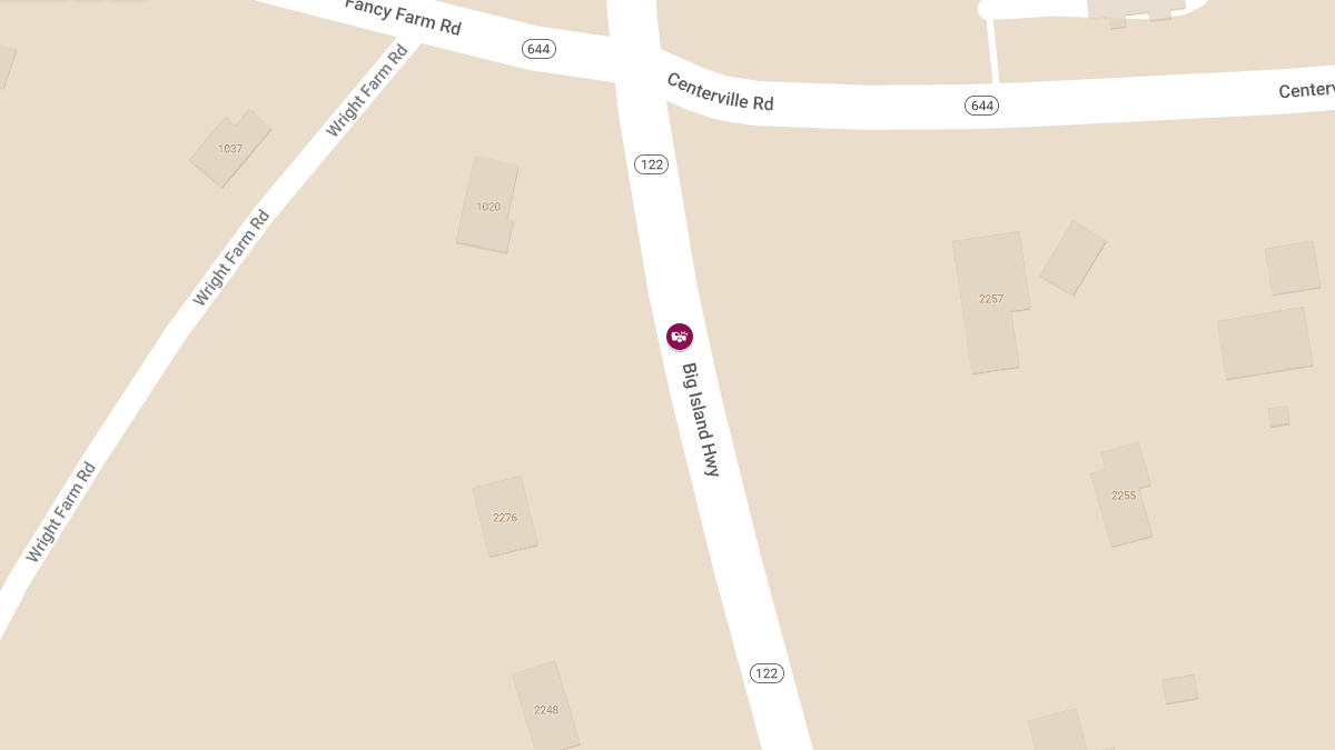 Multi-Vehicle Crash with Injury at Big Island Hwy