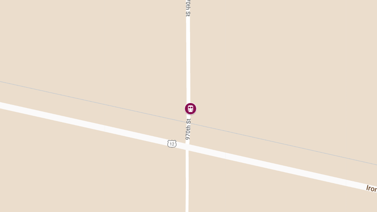 One Flown to Hospital After Train Collision at 970th St & US HWY 12