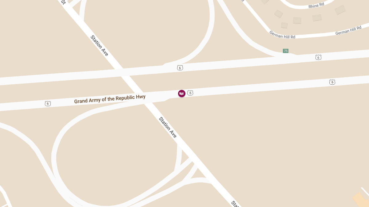 One Injured in Traffic Crash on Route 6 Exit 72 Ramp to Willow St