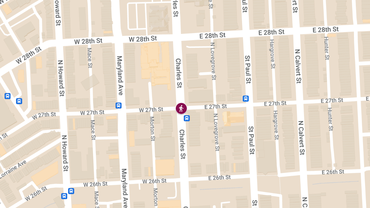 Pedestrian Accident at 1500 N Charles St