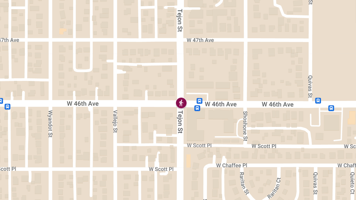 Pedestrian Accident at 46th St & Tejion St