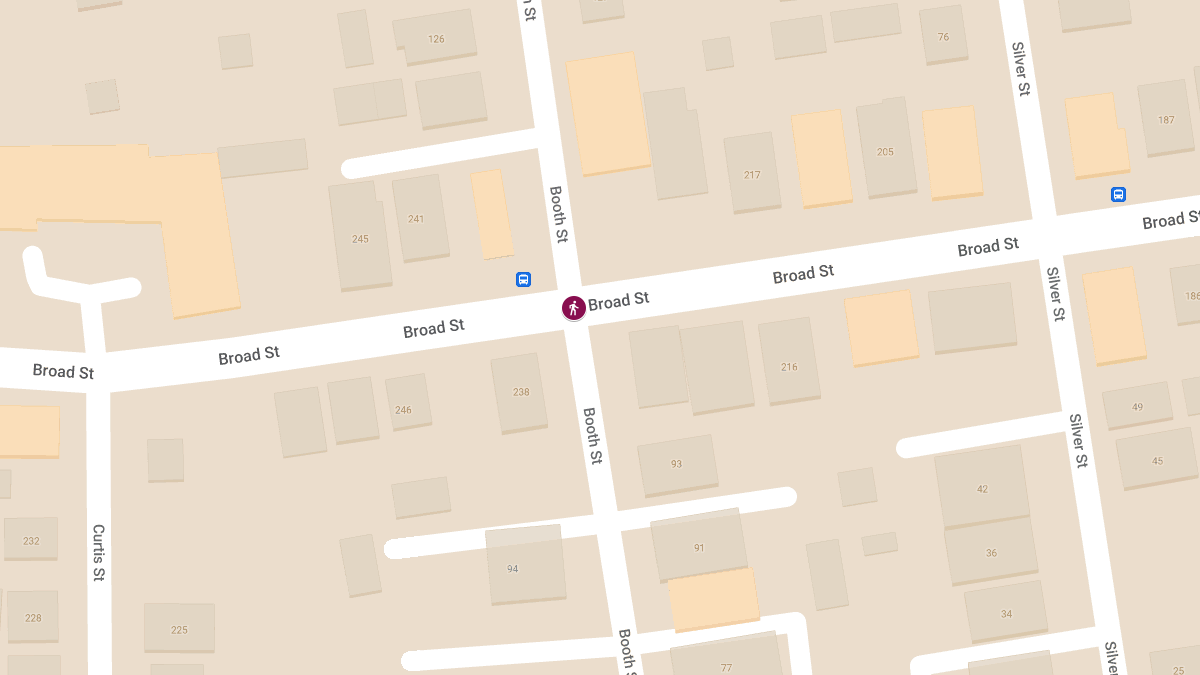 Pedestrian Accident at Broad St & Booth St