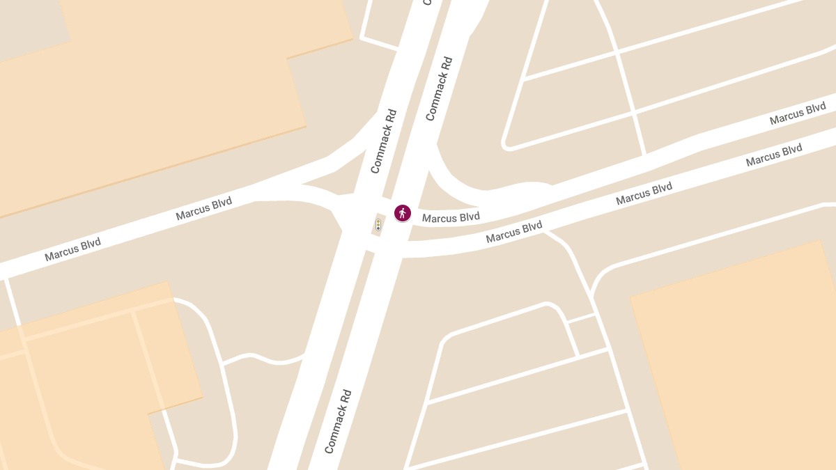 Pedestrian Accident at Commack Rd & Marcus Blvd