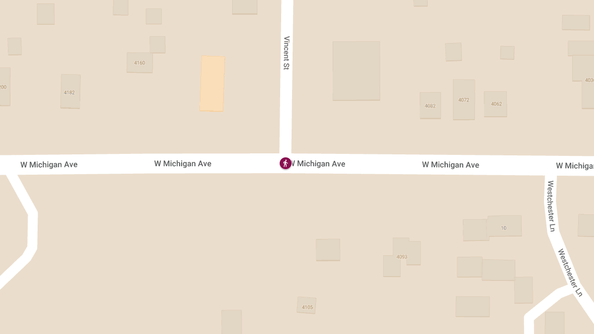 Pedestrian Accident at W Michigan Ave & Vincent St