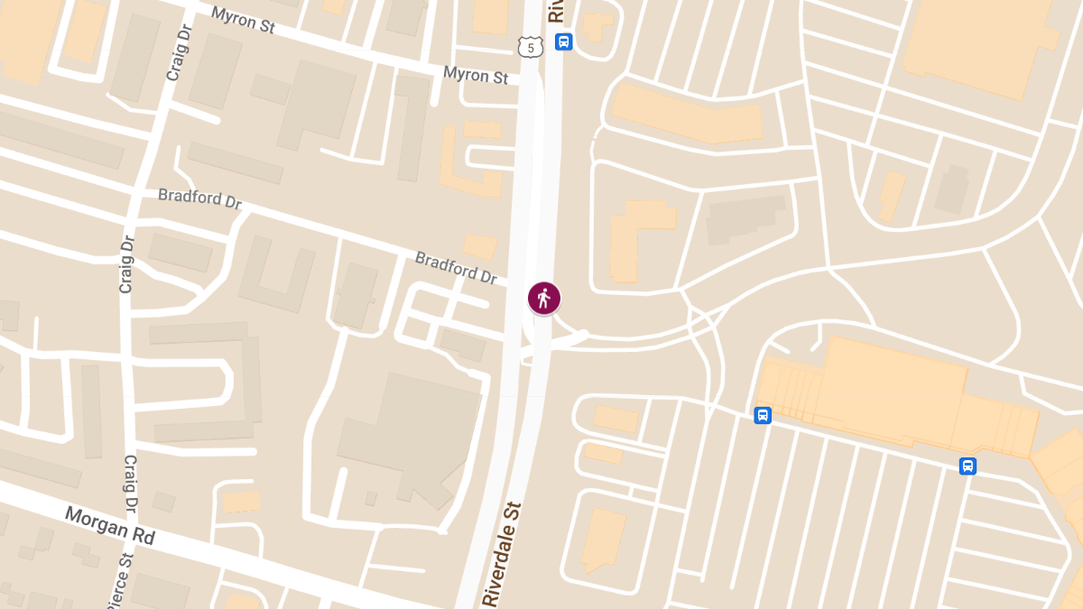 Pedestrian Accident on Riverdale St & Daggett Dr Causes Injuries
