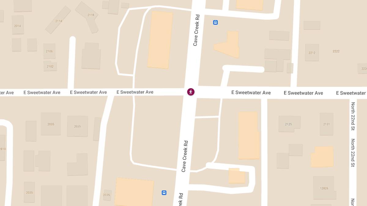 Pedestrian Fatality at Cave Creek Rd & Sweetwater Ave