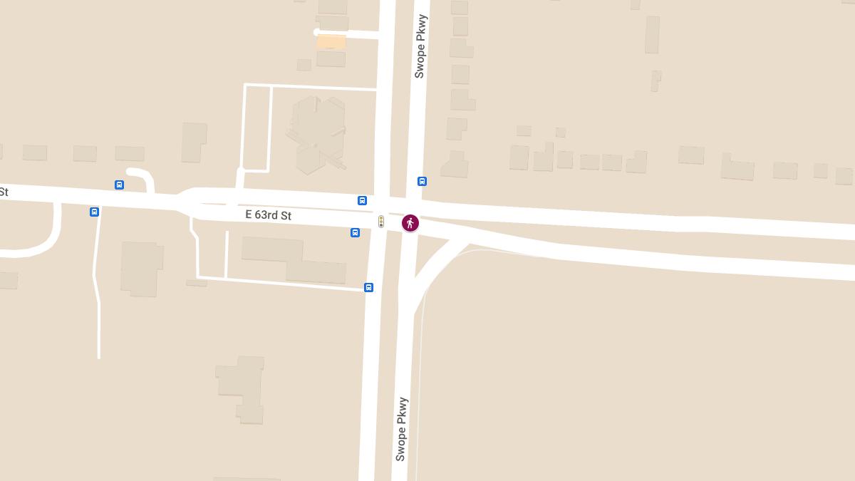 Pedestrian Fatality at East 63rd St & Swope Pkwy