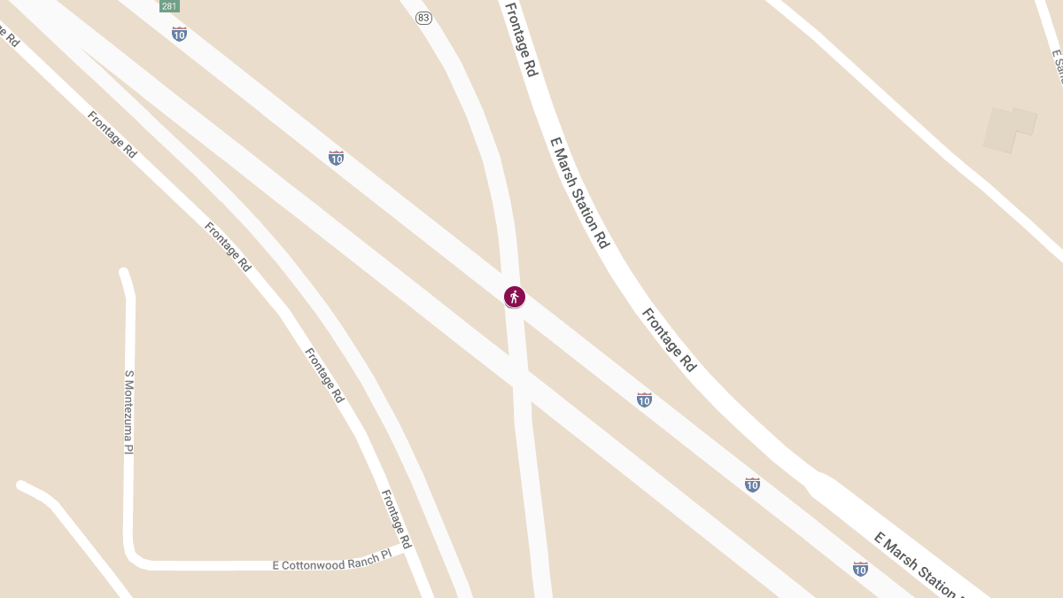 Pedestrian Fatality in Crash with Pickup Truck at I-10 & SR-83 Junction