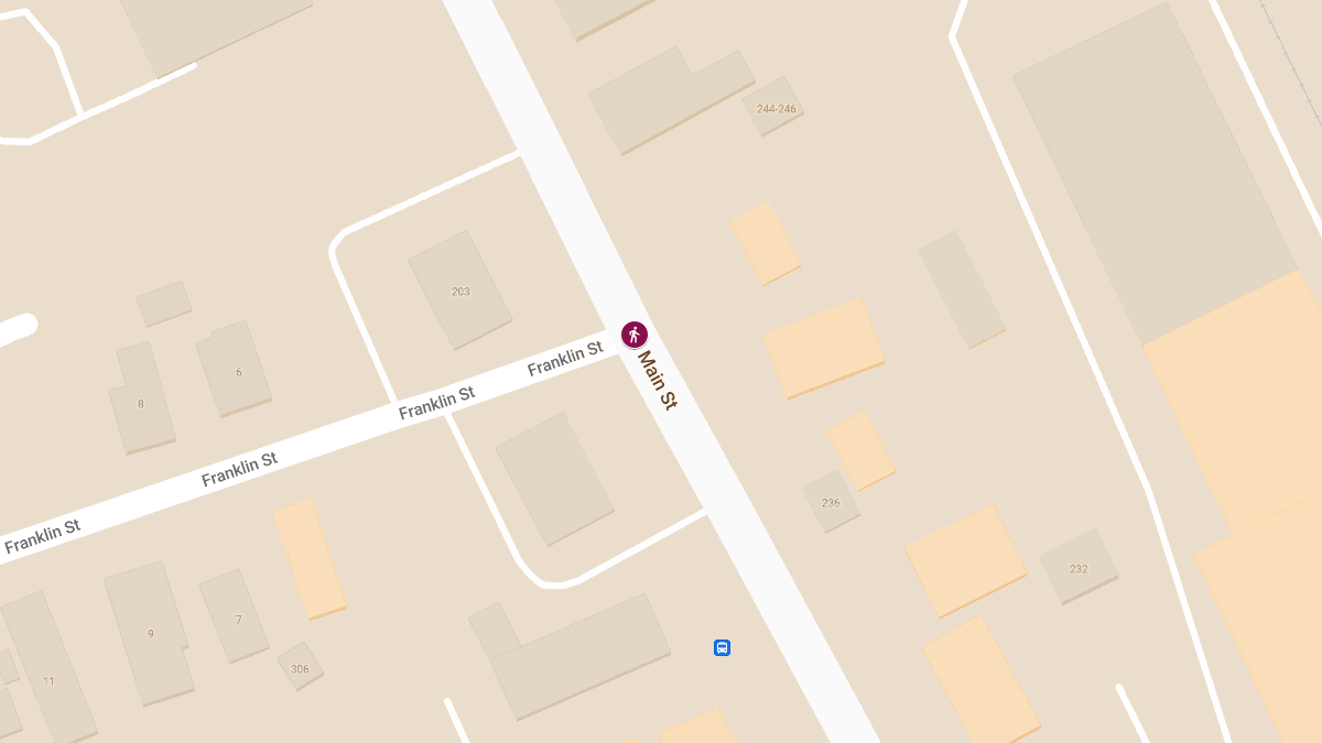 Pedestrian Injured in Auto vs. Pedestrian Crash at N Main St and Franklin St