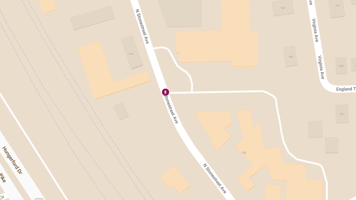 Pedestrian Injured in Collision at England Terrace & N. Stonestreet Ave