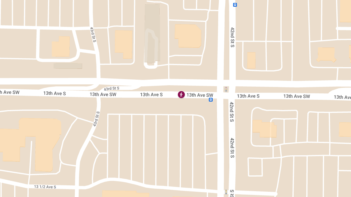 Pedestrian Injured in Collision on 4200 Block of 13th Ave S