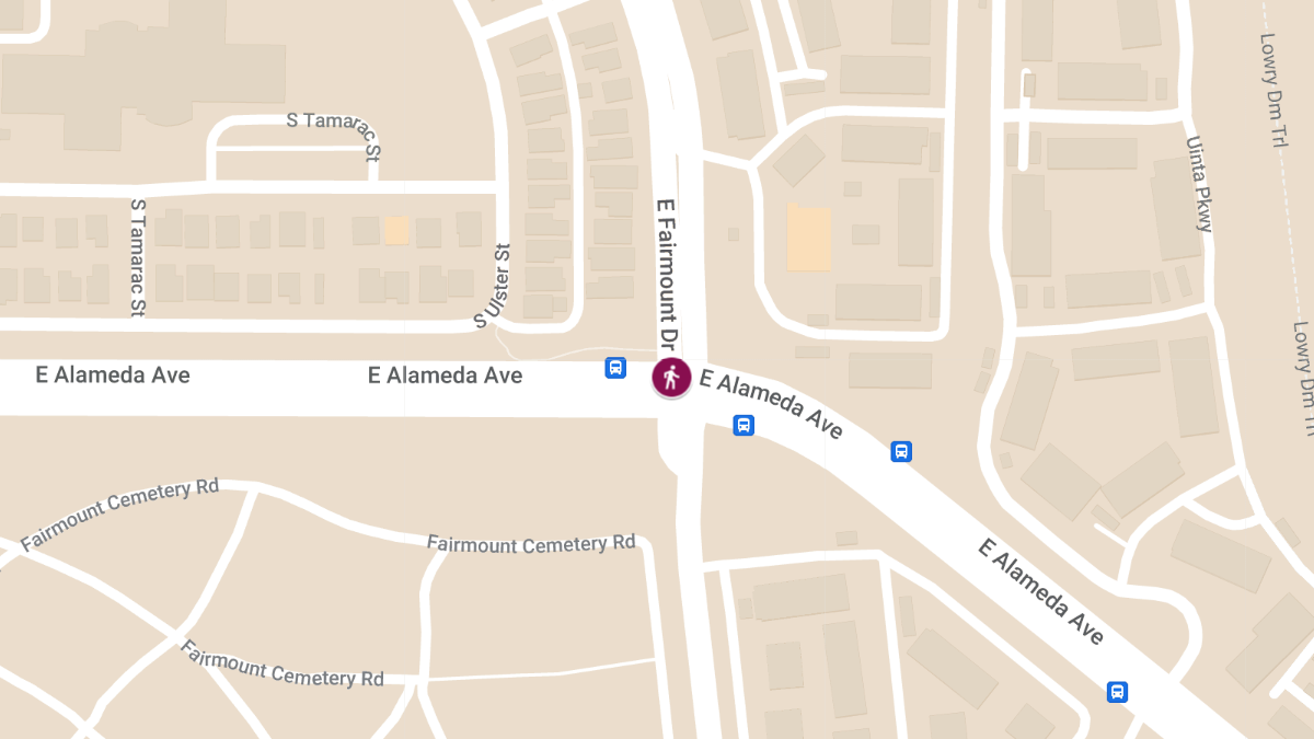 Pedestrian Injured in Crash at Alameda Ave & Fairmount Dr