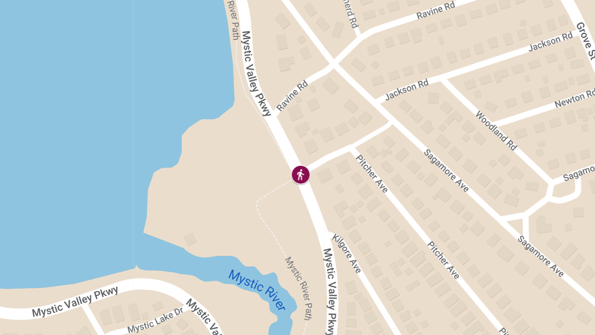 Pedestrian Injured in Crash at Mystic Valley Parkway & Lakeview Ave