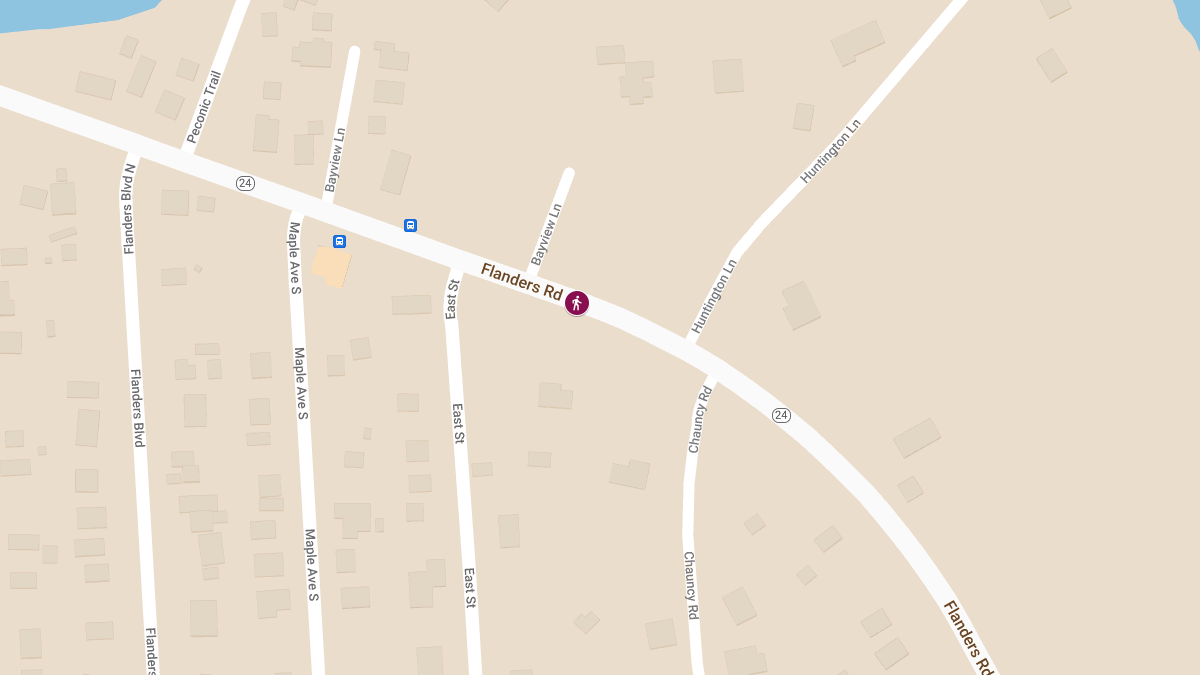 Pedestrian Injured in Crash on Flanders Rd Near Big Duck